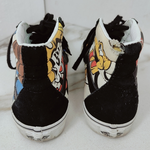Vans X Disney Unisex Mickey & Friends Sk8-Hi Reissue Sneakers, Sz 5.5(M) 7(W) - Picture 7 of 11